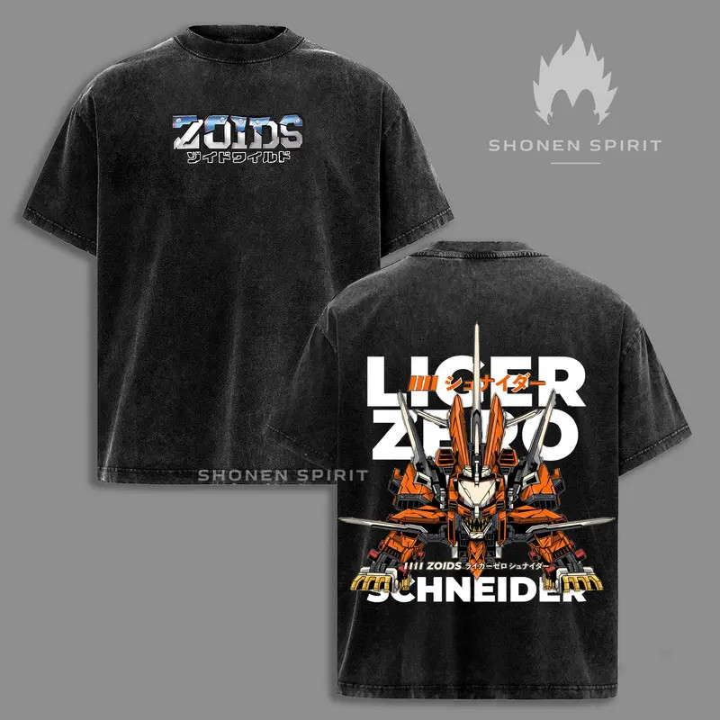 Liger Zero Zoids Mecha Anime Vintage Graphic T Shirt Robot Tee