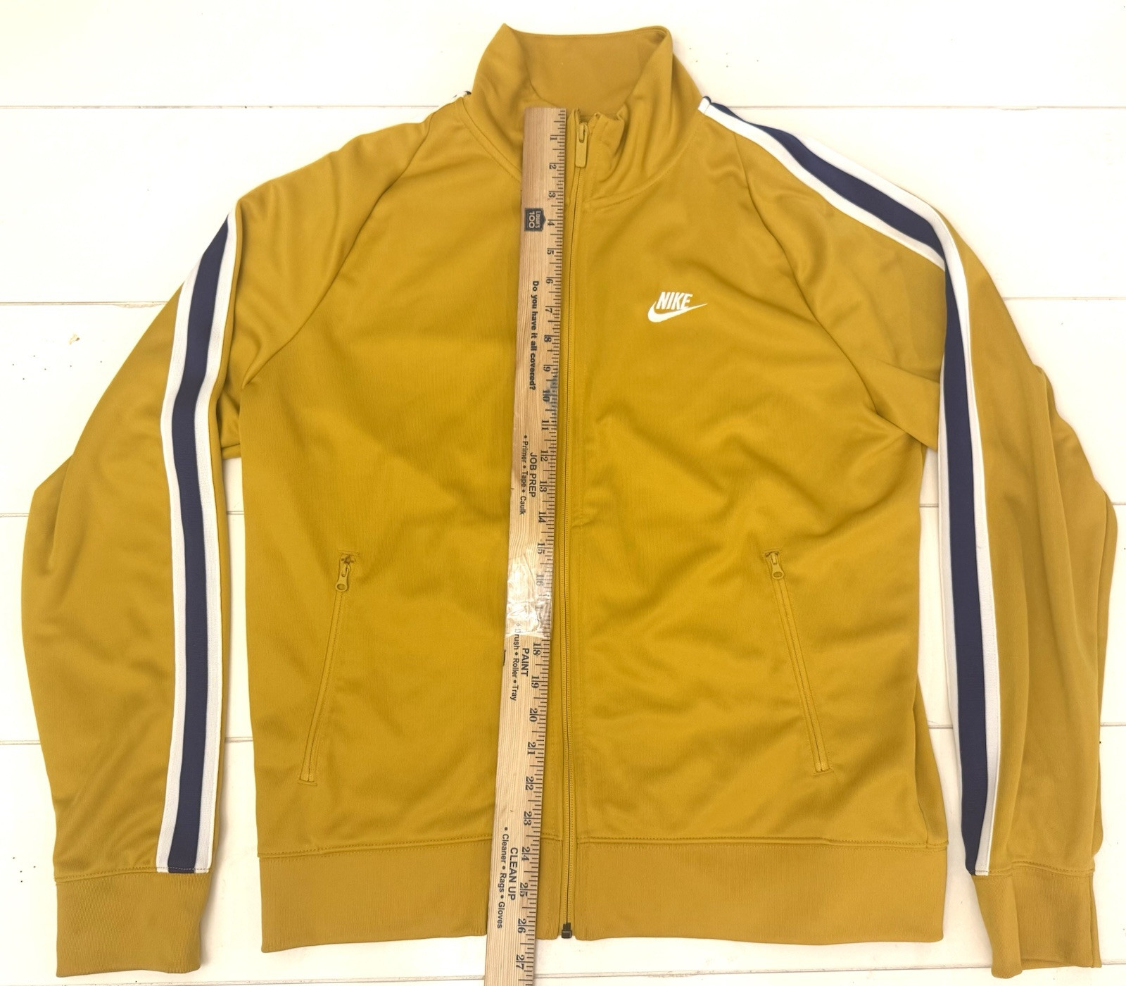 Nike Tribute Track N98 Jacket Golden / Mustard AR2244 711 Mens size L 2019