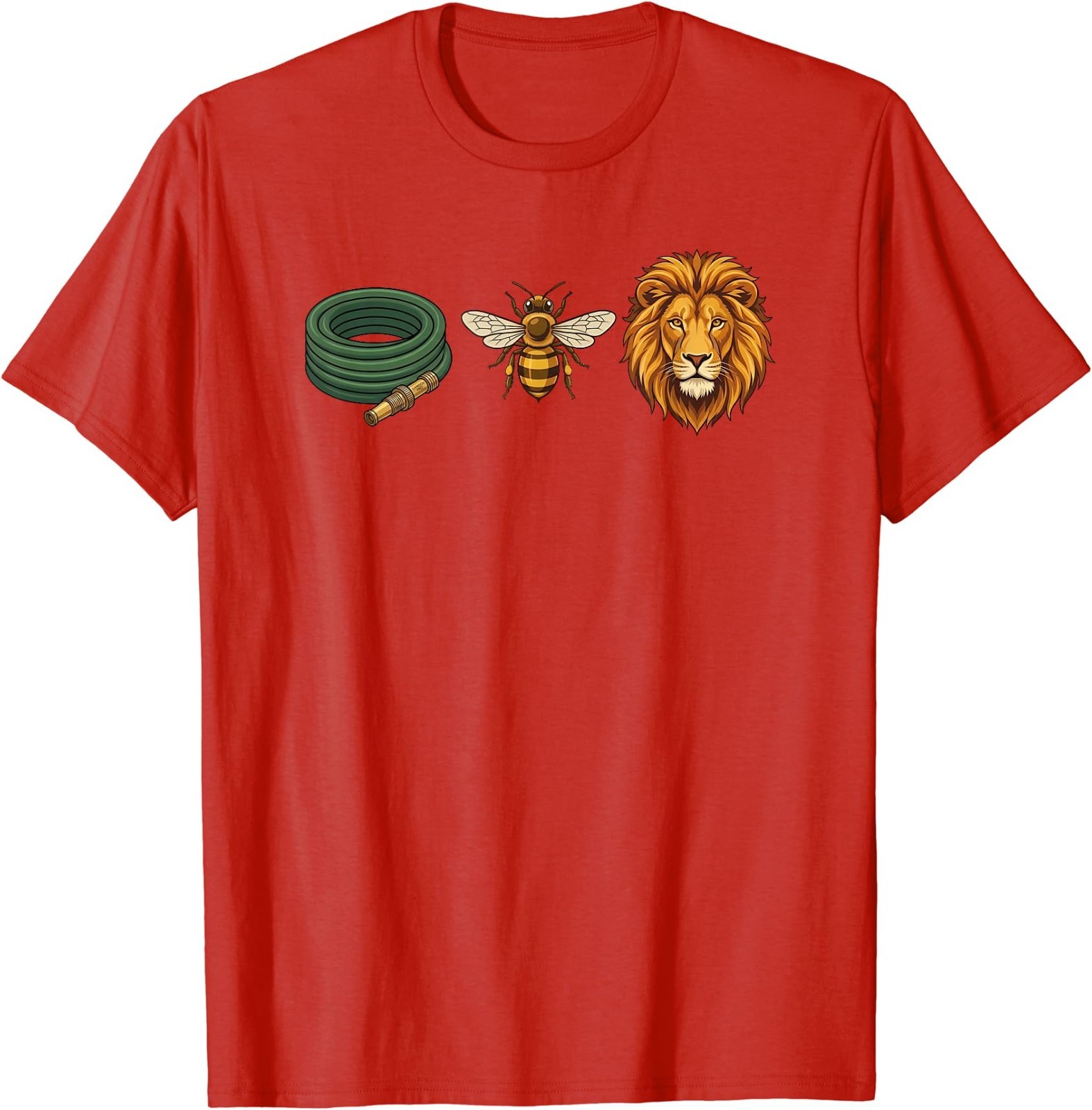 Hose Bee Lion Icons Retro Funny Hoes Be Lying Pun Intended T-Shirt