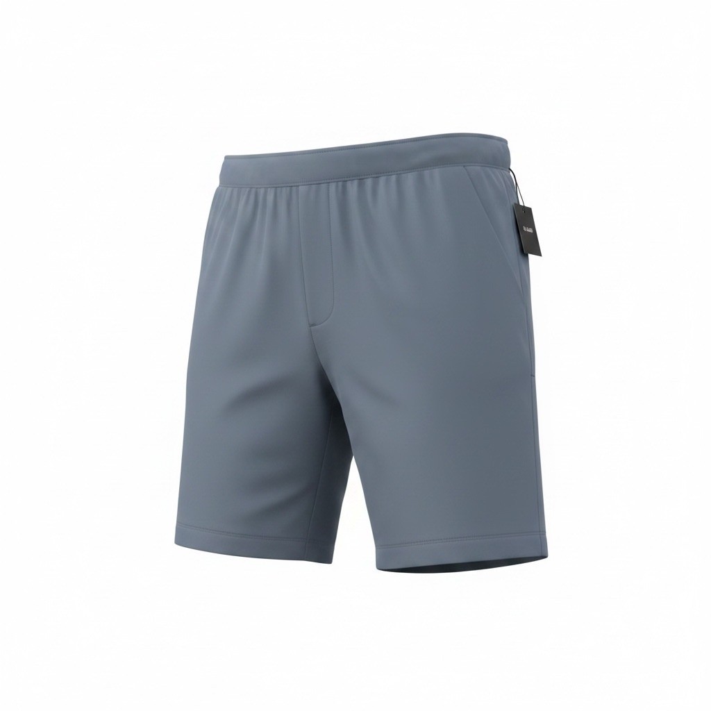 01.ALGO Mens Performance Shorts Slate Blue Grey Golf Active Athletic Size 38×9
