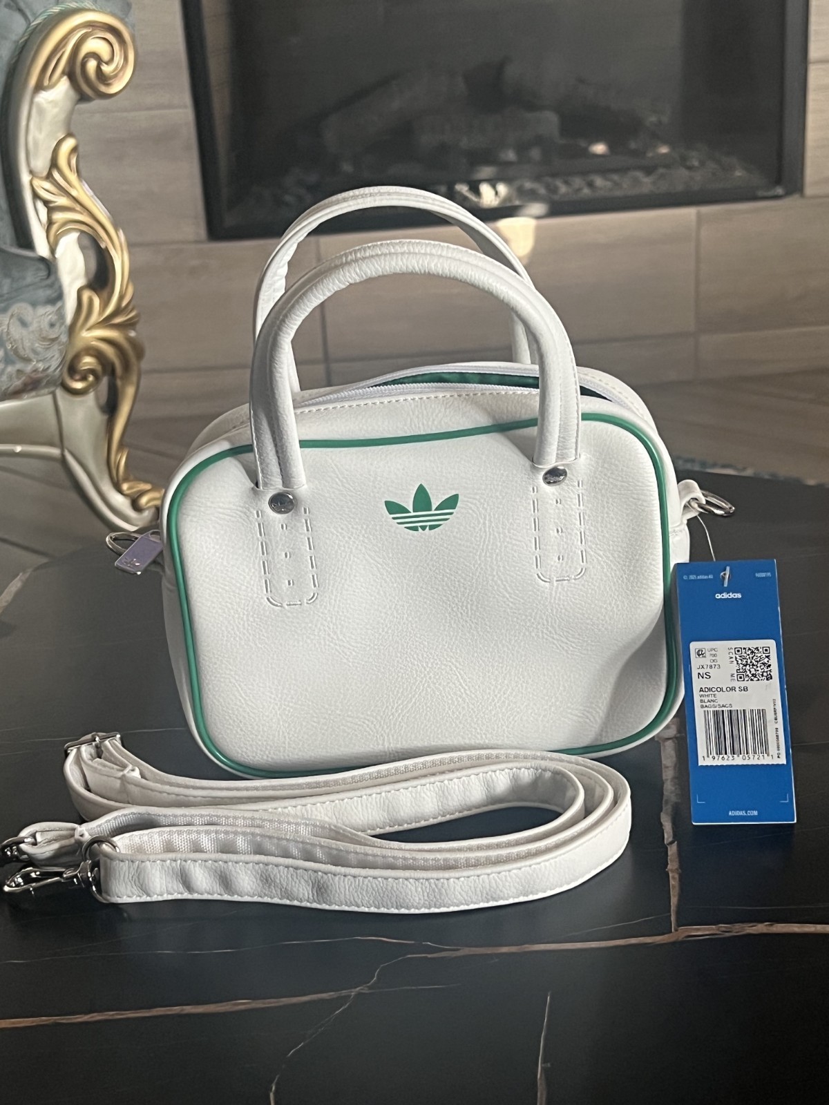 adidas Original Adicolor XS White Blanc Bags/ Sacs JX7873