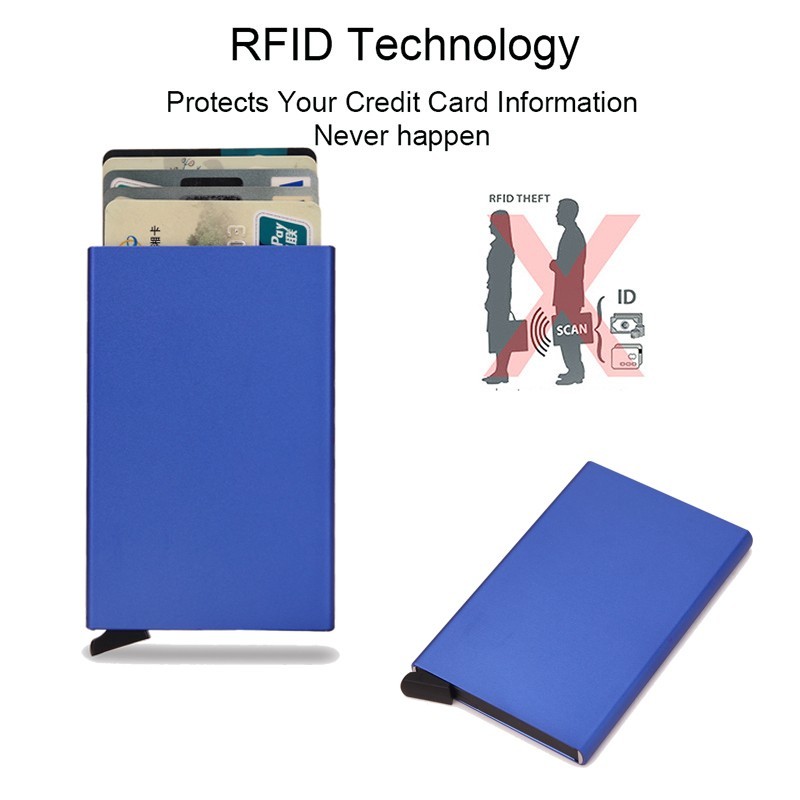 Mens RFID Blocking Slim Money Clip Carbon Fiber Wallet ID Credit Card Holder New