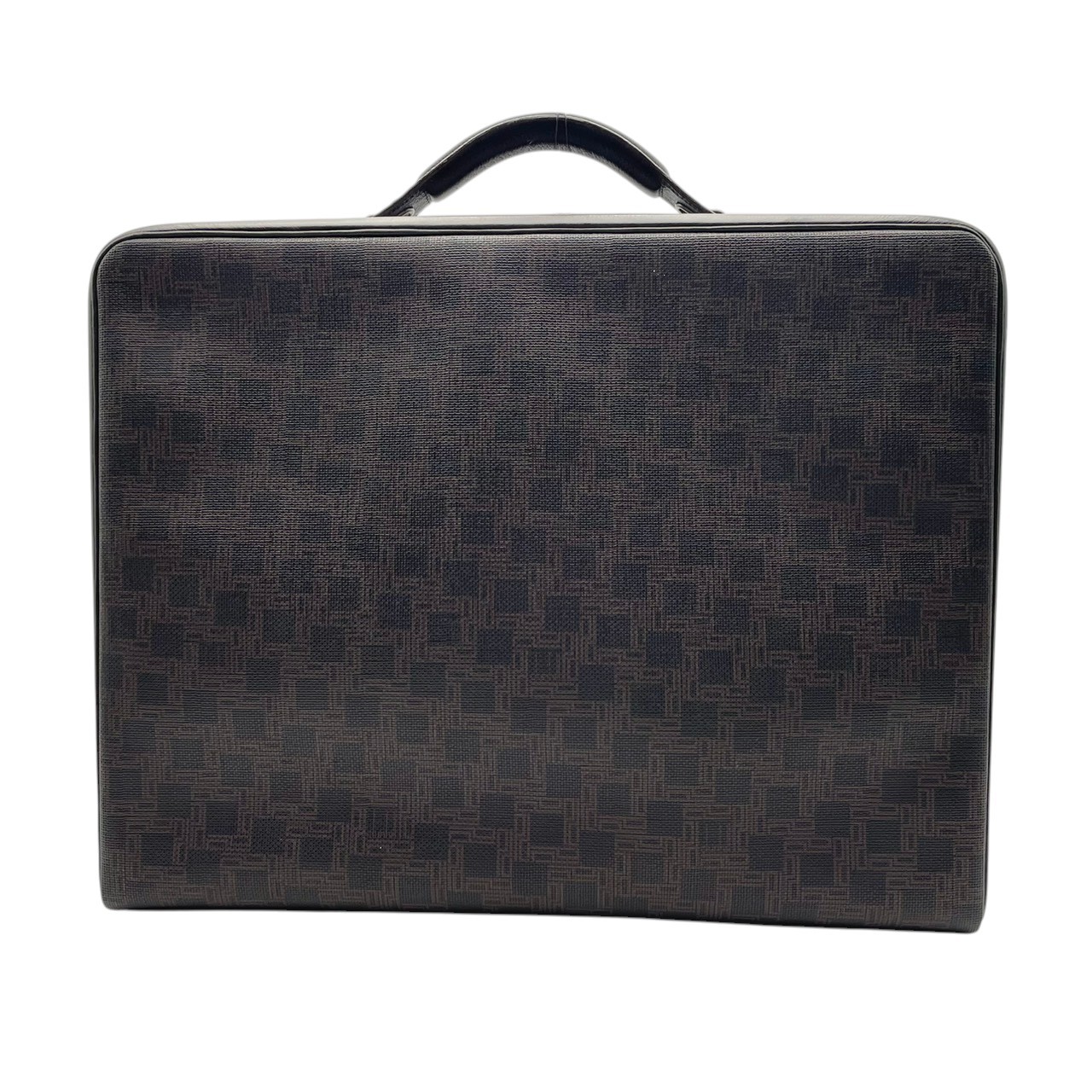 Authentic dunhill Leather 2WAY Briefcase Business Shoulder Bag Brown Mens