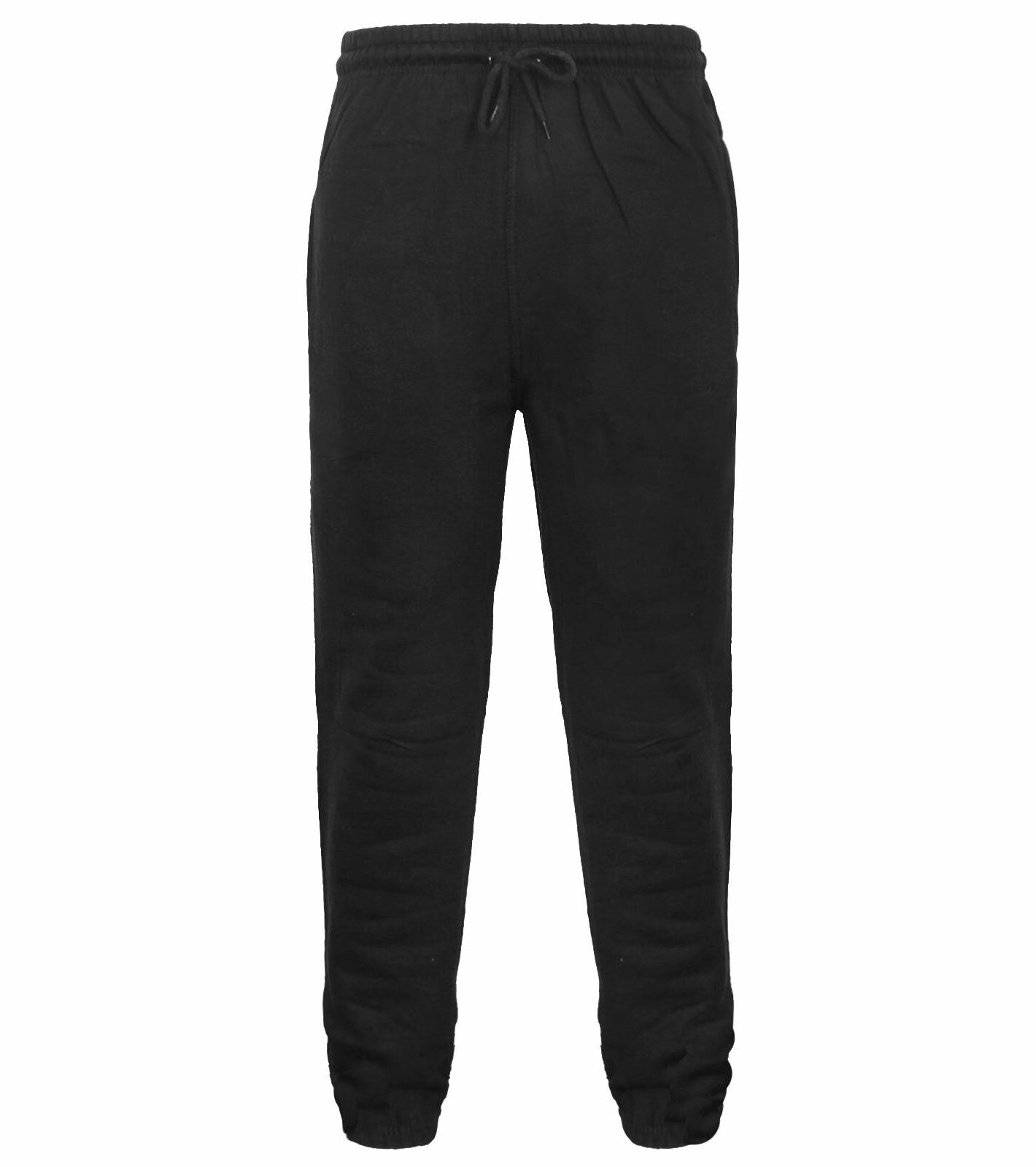 Mens Fleece Jogging Bottoms Elasticated Hem Joggers Track Gym Pants Trouser