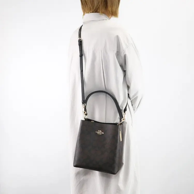 COACH Town 21 Handheld Crossbody Shoulder Bag Small Size Women’s 8.4×4.1×8.6 in