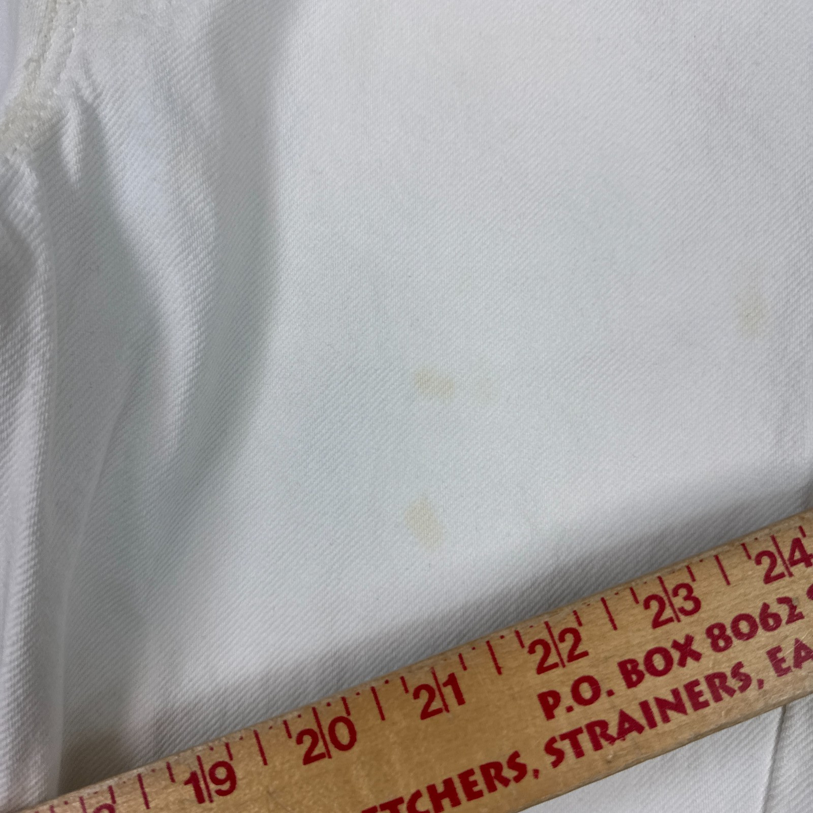 Vintage Levis Jeans Mens 29×30 White 90s Orange Tab Made USA Denim Pants Painter