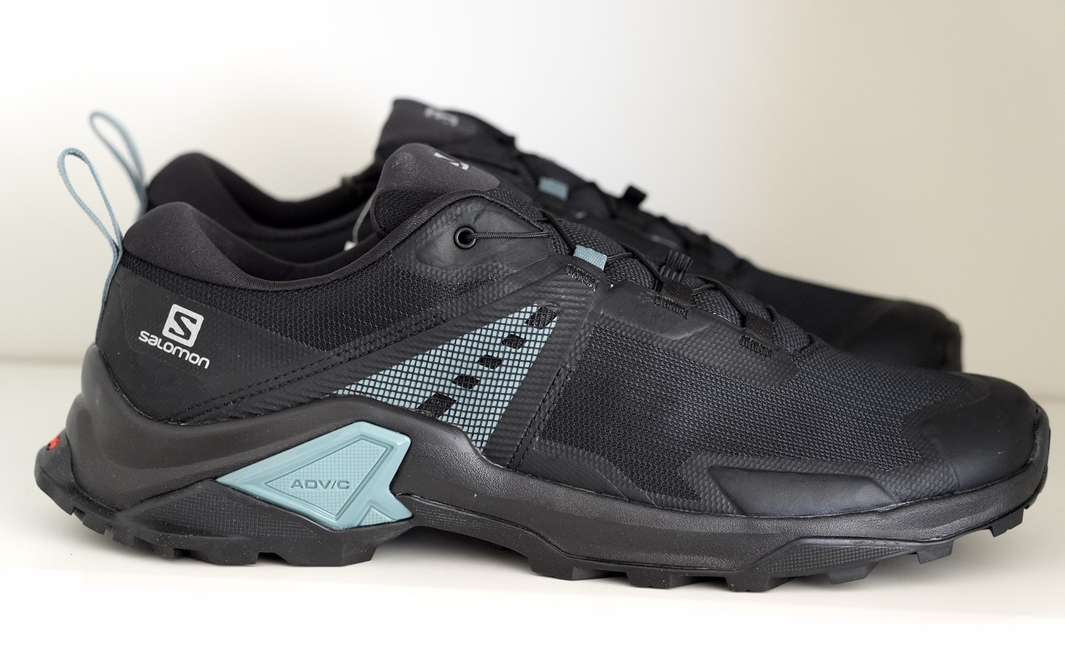 Salomon X Raise 2 Mens Hiking Black Trooper Shoes US 12 EU 46 2/3