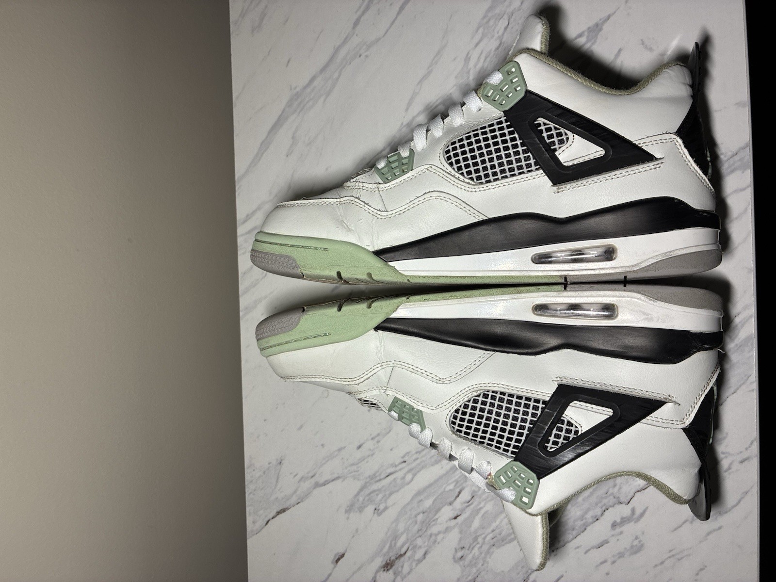 jordan air jordan 4 seafoam mid top unisex sneakers 11