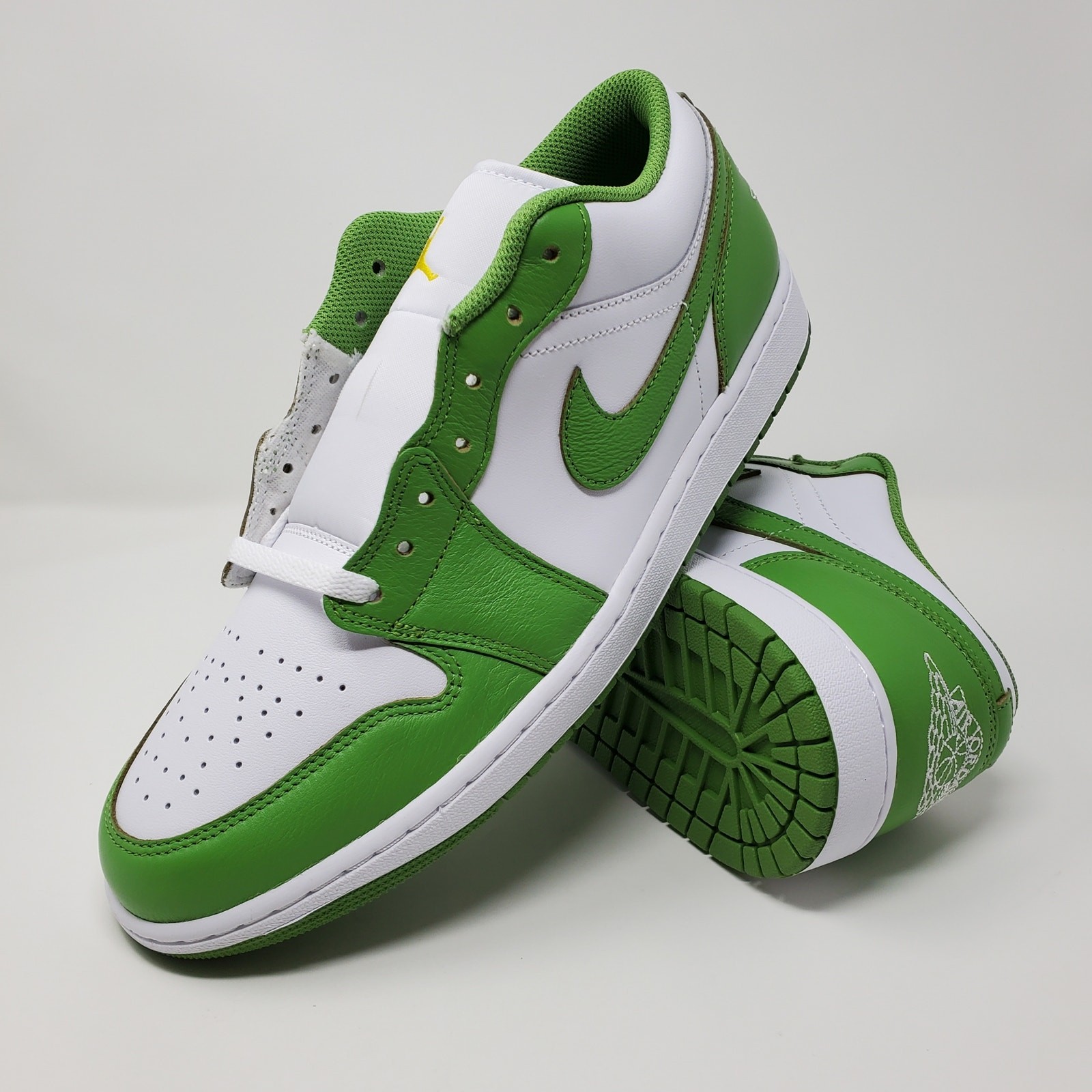 Nike Air Jordan 1 Low SE Shoes White Chlorophyll HF4823-100 Men’s Size 11.5