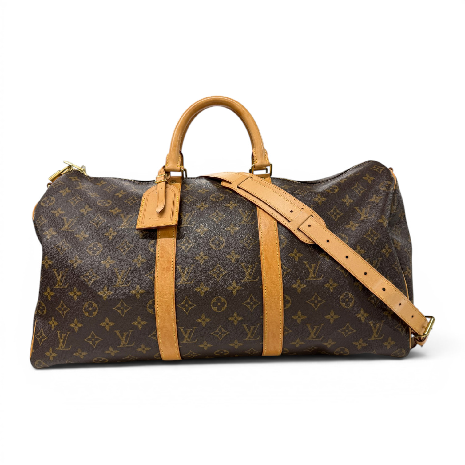 Louis Vuitton keepall Bandouliere 50 Hand Bag Monogram Brown M41416 Women