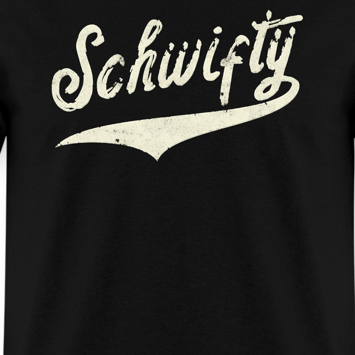 Schwifty Distressed Retro Vintage Logo Men’s T-Shirt