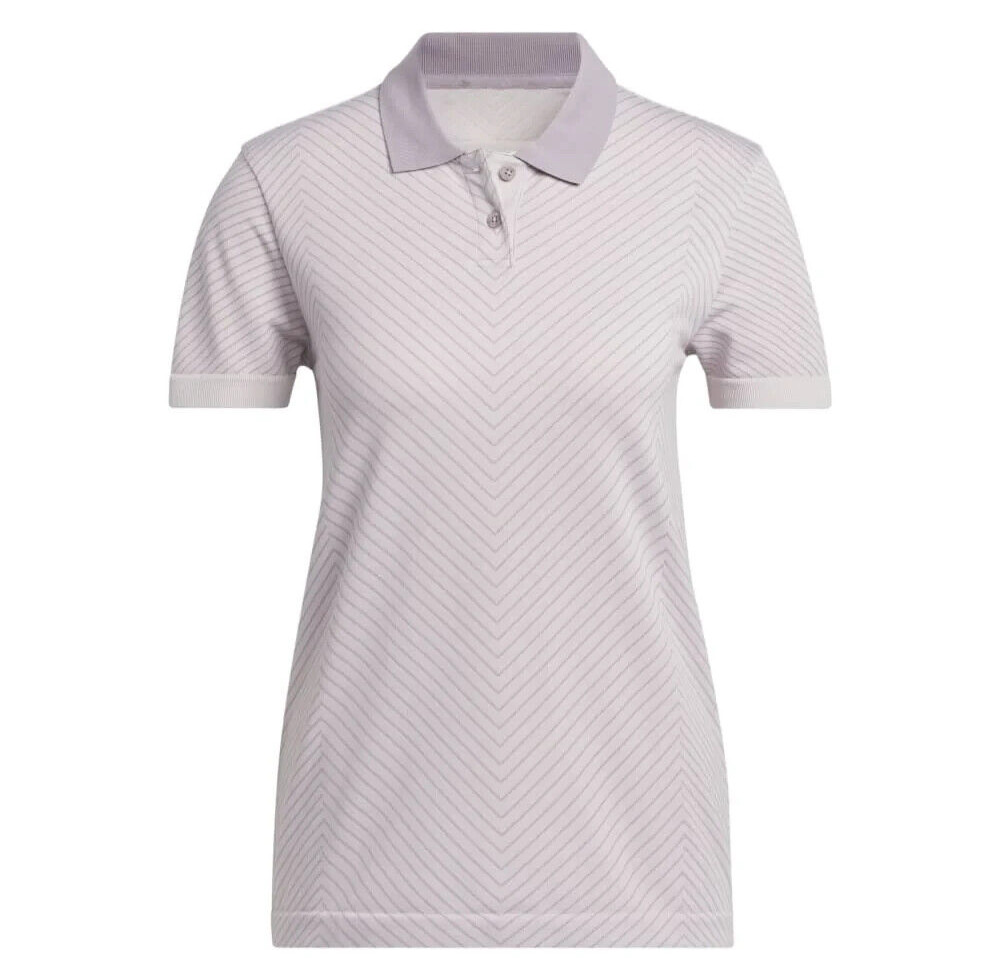 Adidas Women’s Ultimate 365 Tour PrimeKnit Golf Polo – Size: M – IP8655 – Mauve