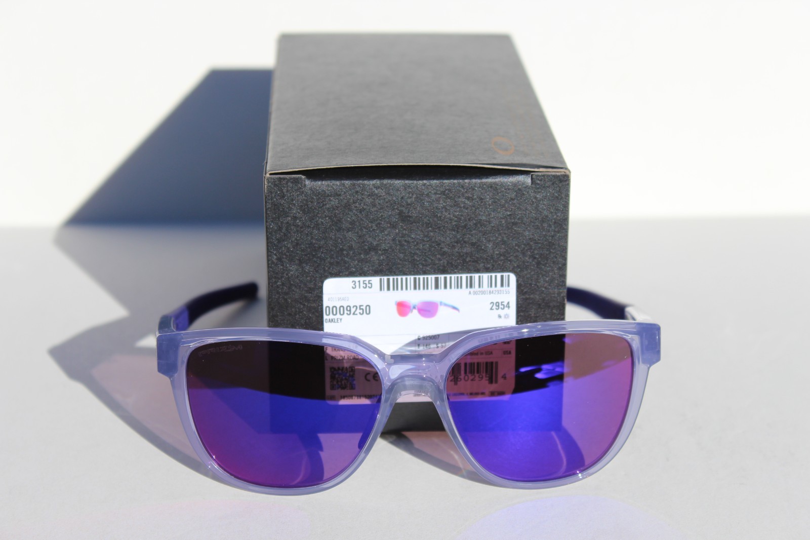 OAKLEY Actuator Sunglasses Transparent Lilac/Prizm Road OO9250-07 NEW