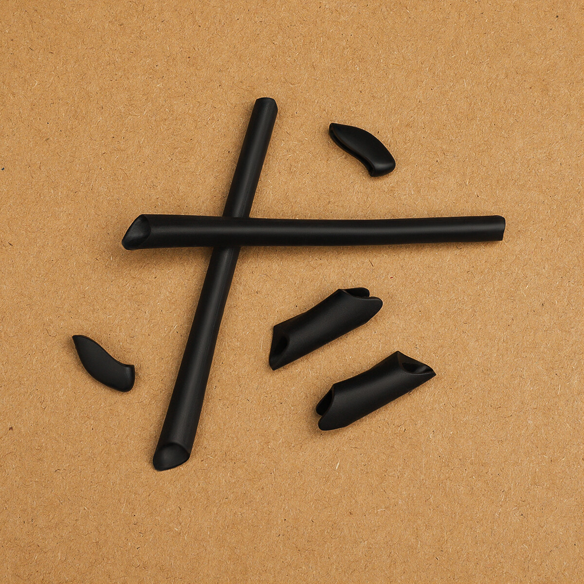 Black Replacement Rubber Kit Ear Socks Nose Pads for Oakley Half Jacket XLJ