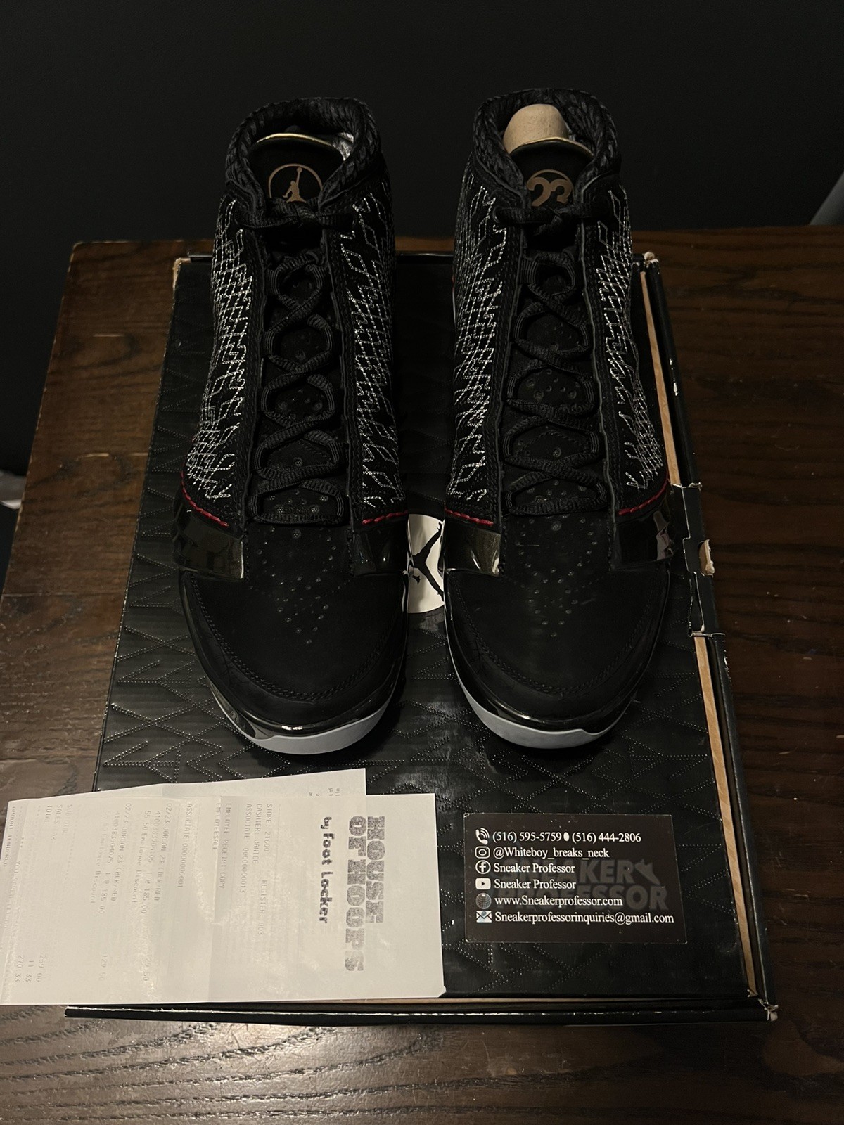 Size 10.5 Nike Air Jordan 23 XX3 OG Black Stealth Vintage w/Box 318376-001 Rare