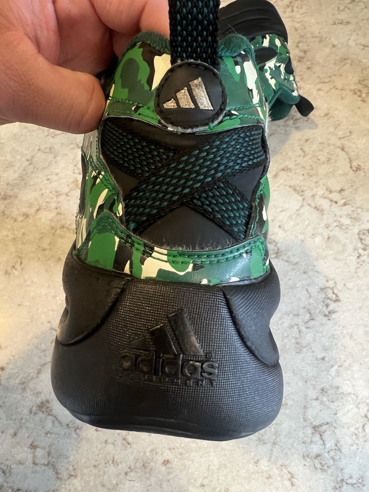 Adidas Crazy 8 Shoes Mens Size 11.5 Camo Green Basketball Sneakers Kobe G59054