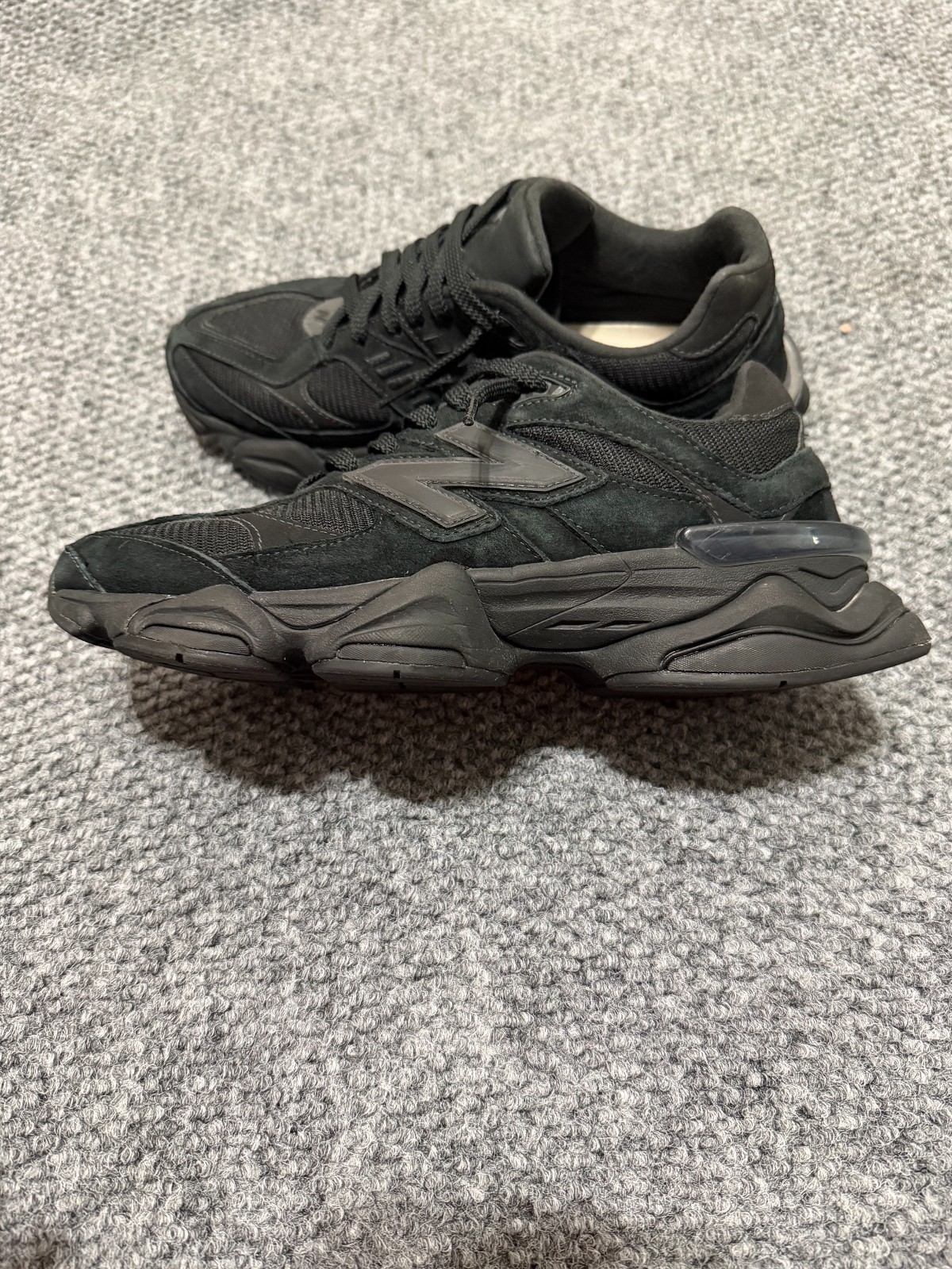 New Balance 9060 Triple Black/Phantom Sneakers U9060BPM Size 10