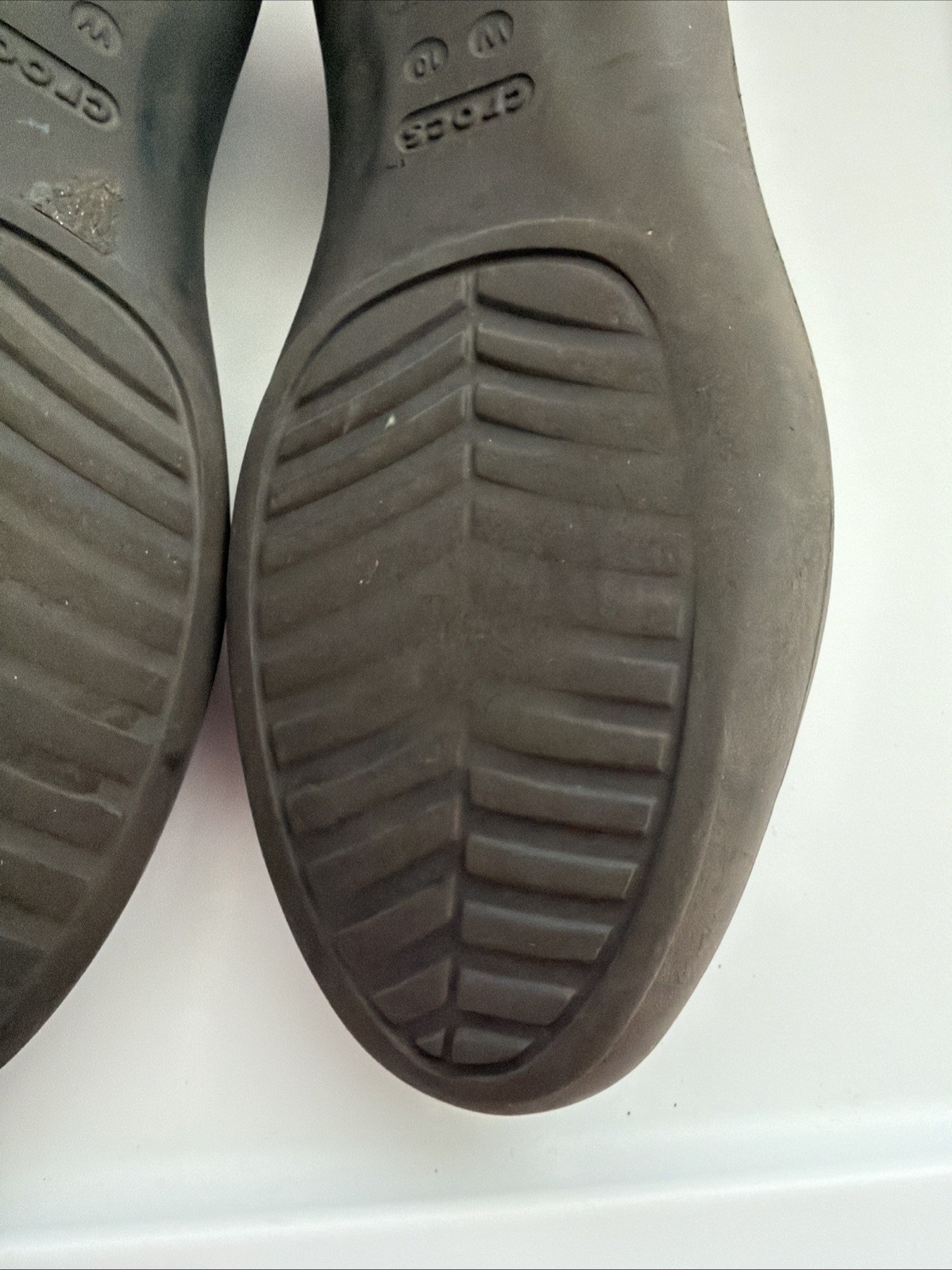 Crocs Kadee Ballet Flats Slip On Black Shoes Women Size 10