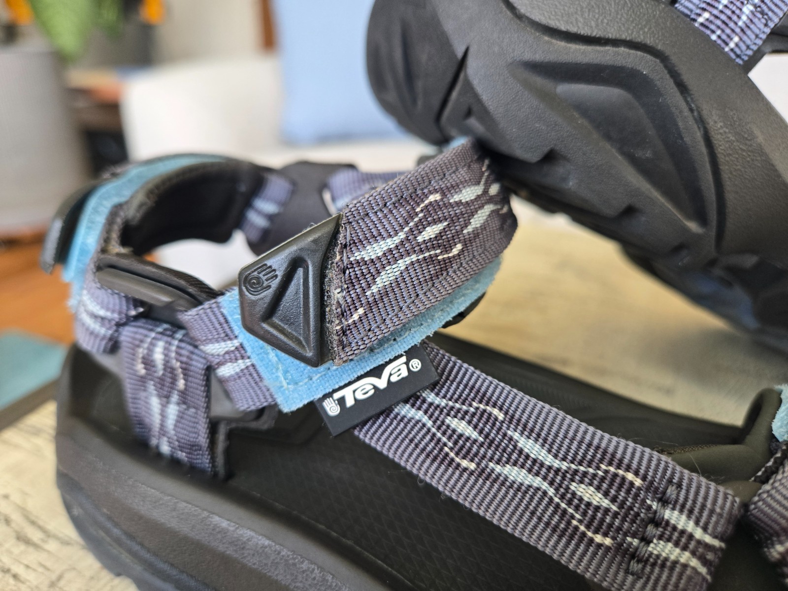 Teva Terra Fi Womens Hiking Sandals US 6.5 / EU 37.5 Blue Excellent Condition