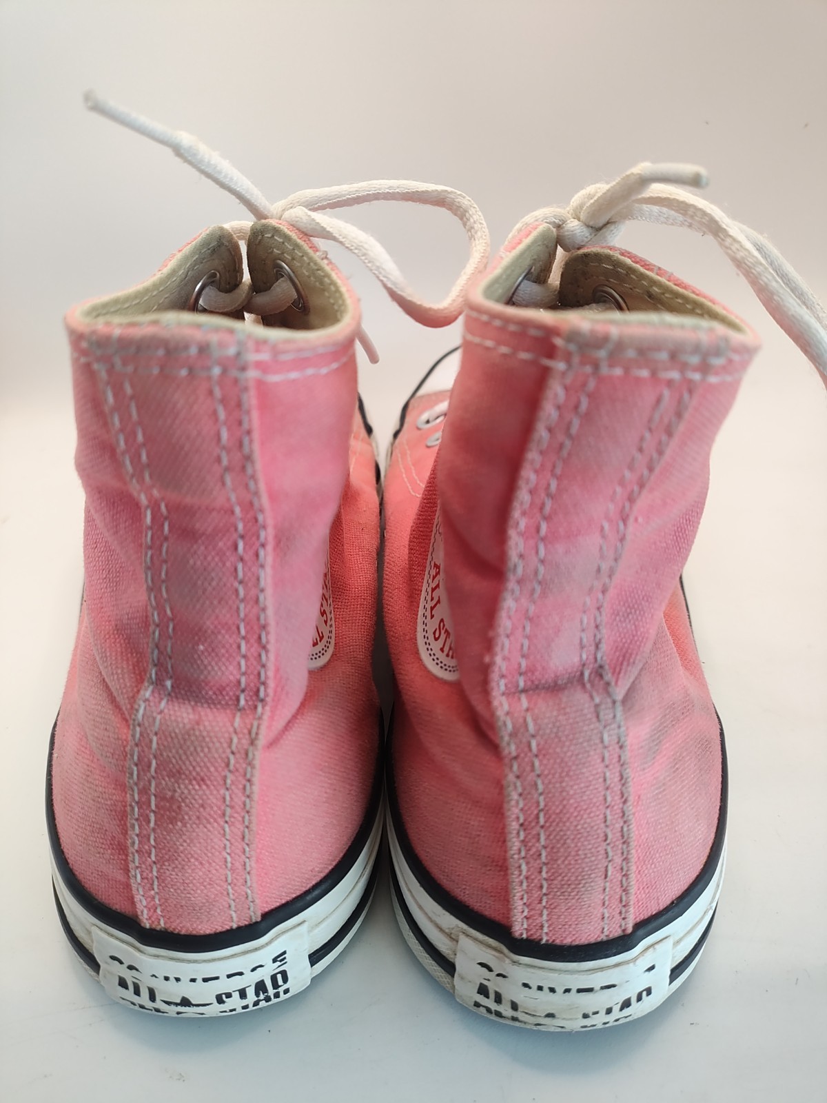 Converse Chuck Taylor All Star High Top Pink Lace Up Canvas Shoes Men 5 Women 7