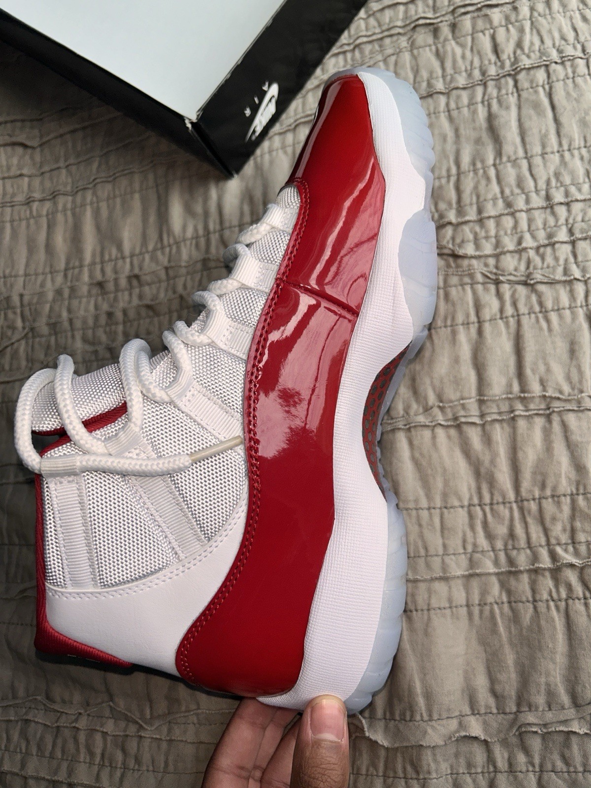 Jordan Air Jordan 11 Retro High Cherry White/Varsity Red/Black 2022 CT8012-116