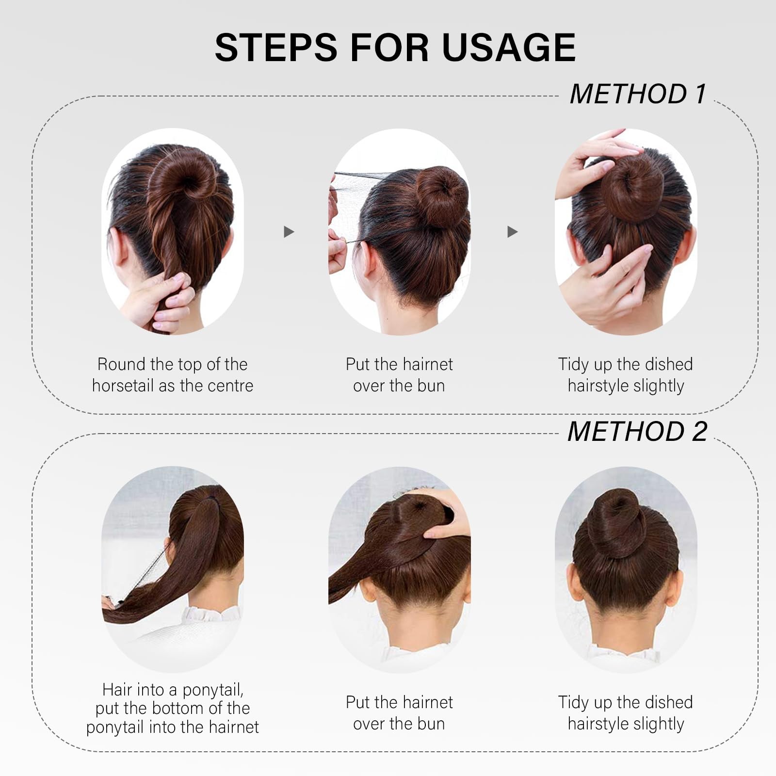 Hair Net 100 Pcs, 20 Inches Hair Nets Elasticity Invisible Elastic Mesh for F…