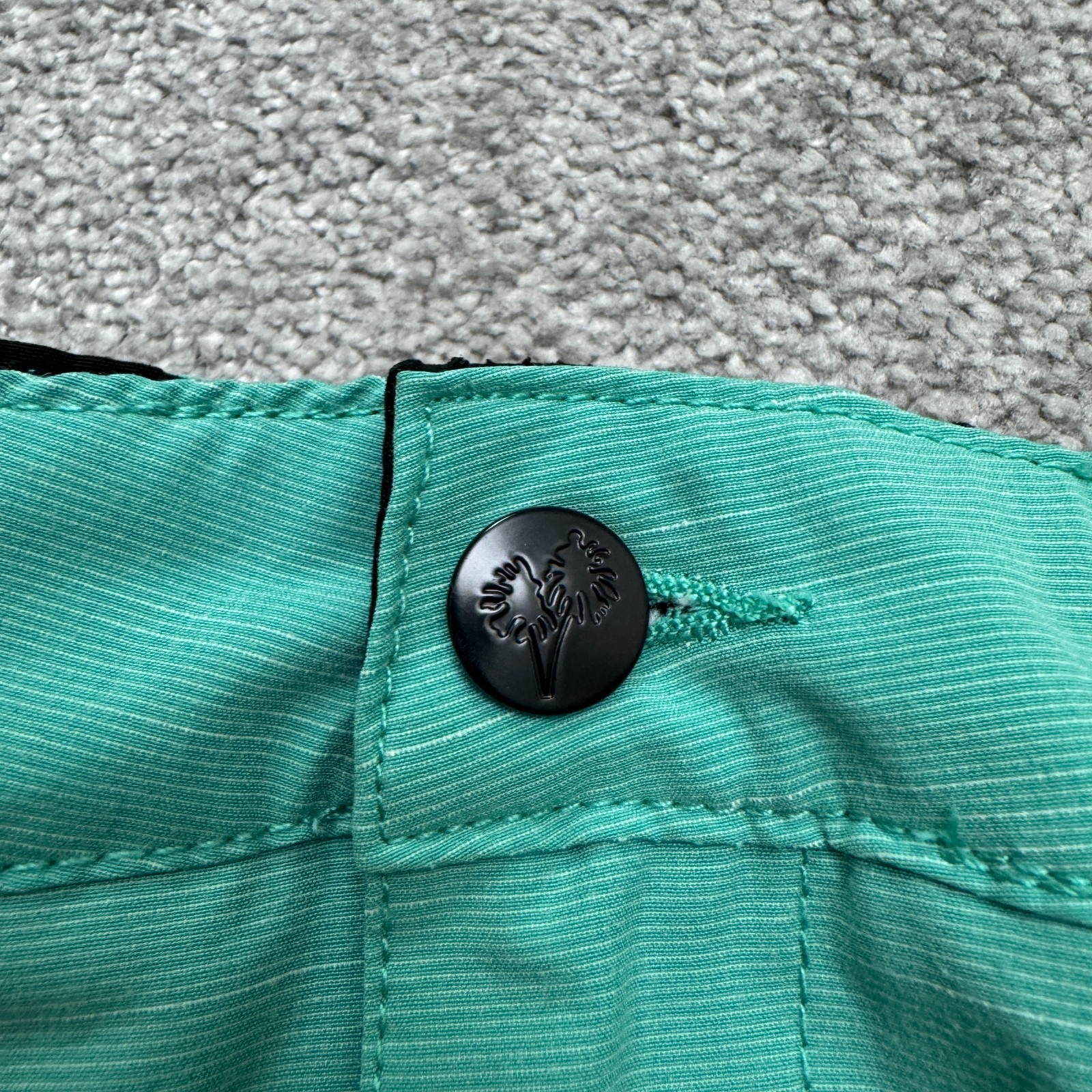 Trunks Multi-Functional Board Shorts Swim Mens 32 teal Green Hybrid Stretch