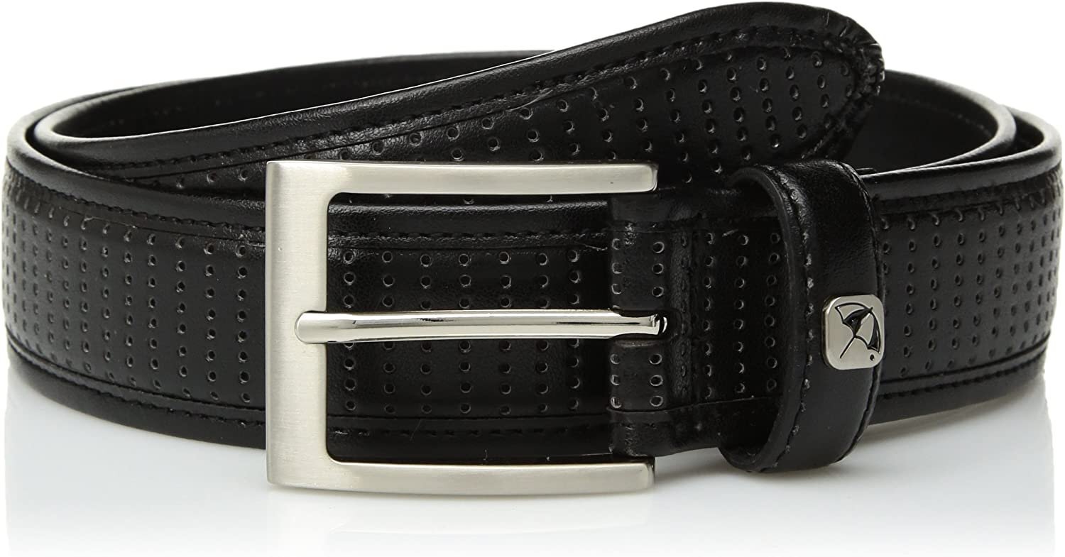 Arnold Palmer Men’s Perforated Feather Edge Golf Belt – Pick Color & Size