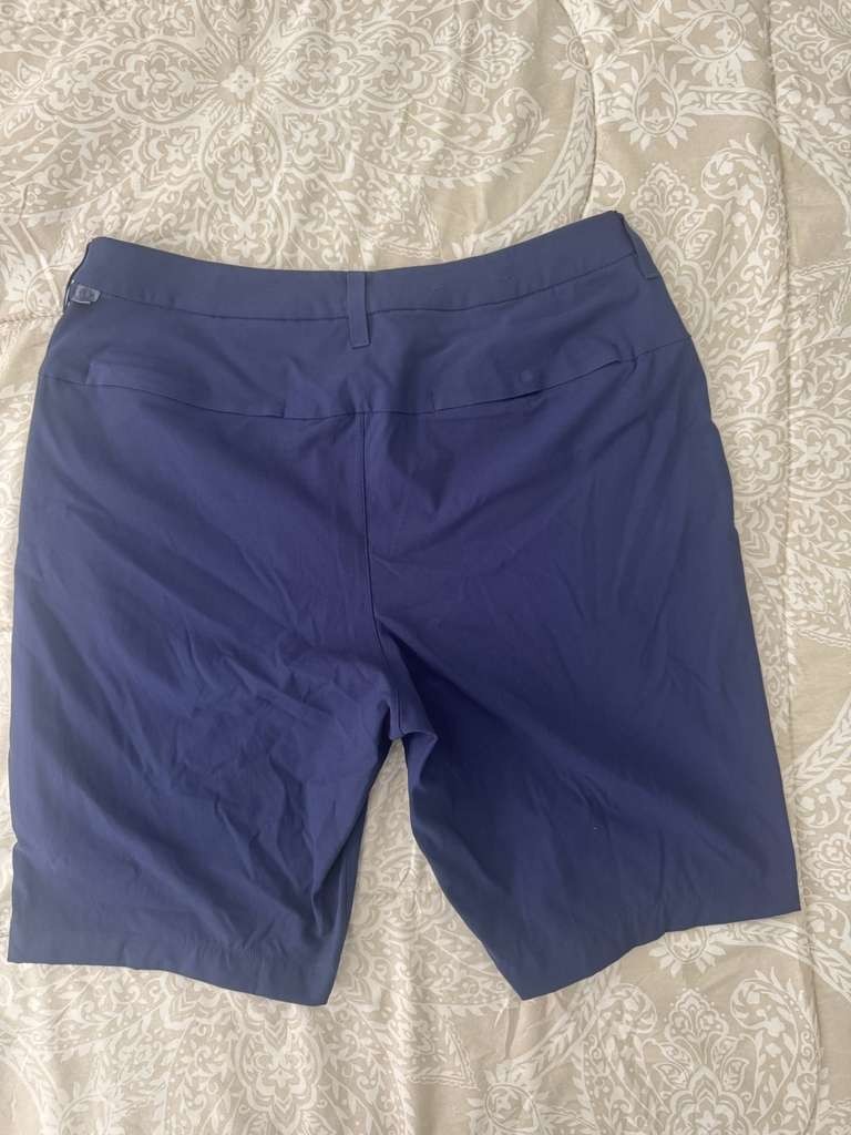Lululemon Commission Golf Short (Style LM7AW2S) 32 Navy Blue Chino 9″ Inse