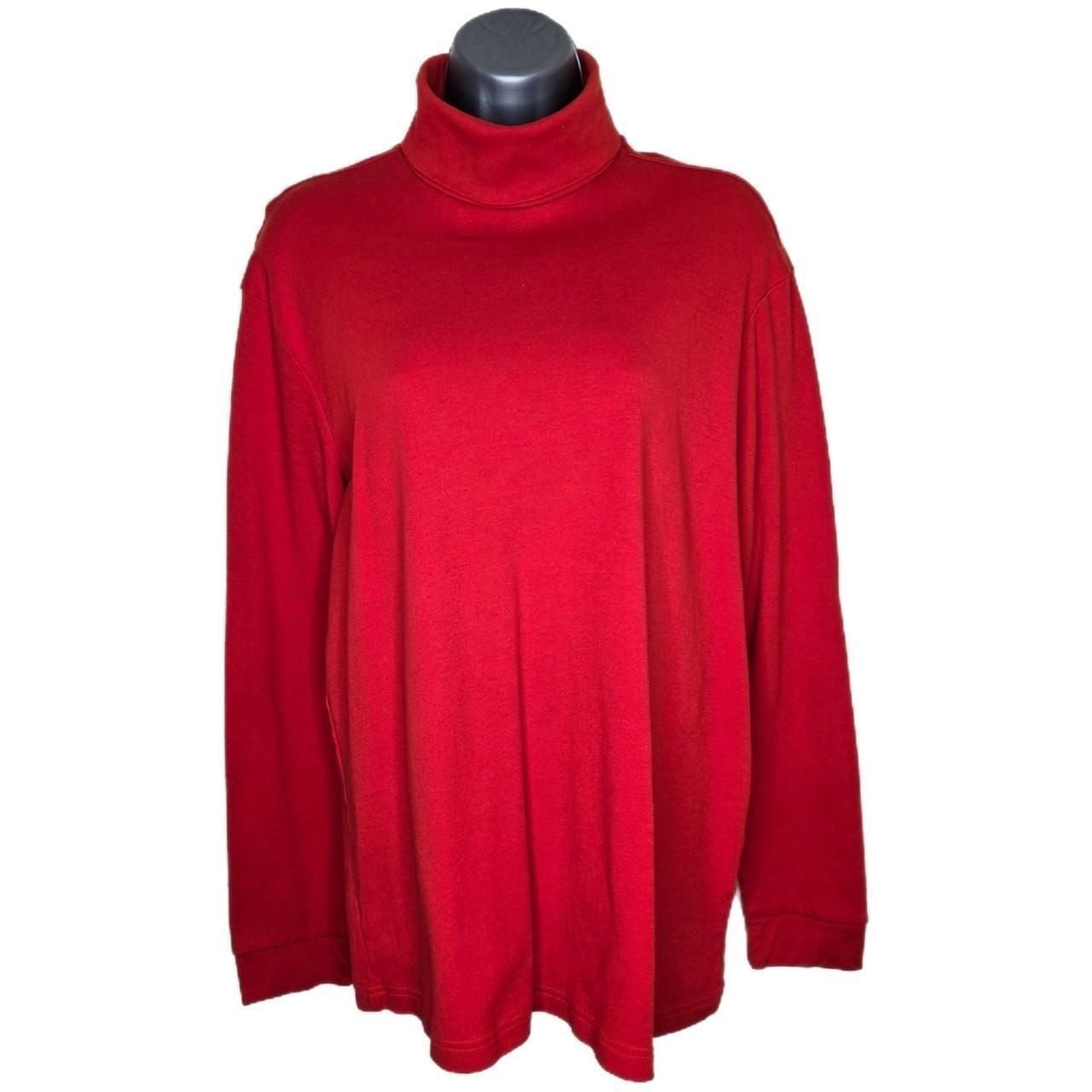 Club Room Cotton Turtleneck Long Sleeve Top