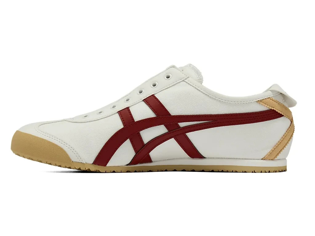 Onitsuka Tiger MEXICO 66 SLIP-ON 1183A360 131 Off-White Beet Juice Men Shoes