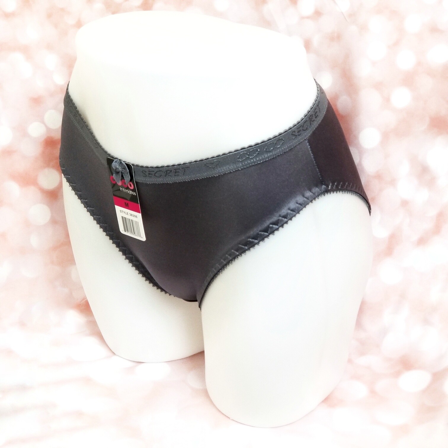 Mothers Day Gift Coco Secret High Cut Full Coverage Satin Shiny Bikini Panties