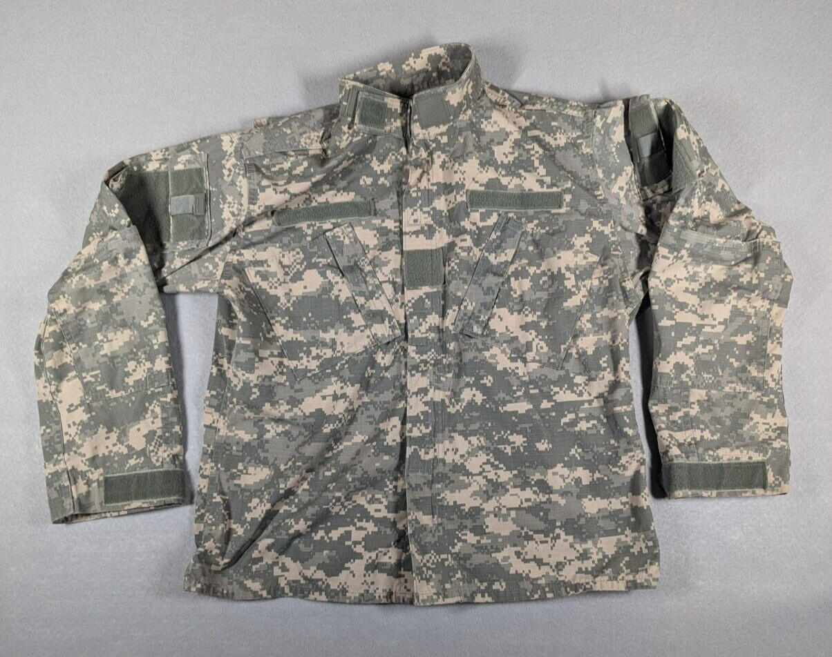 US Army Shirt Medium Regular Tan Digi Camo Coat Combat Uniform BDU Top Jacket