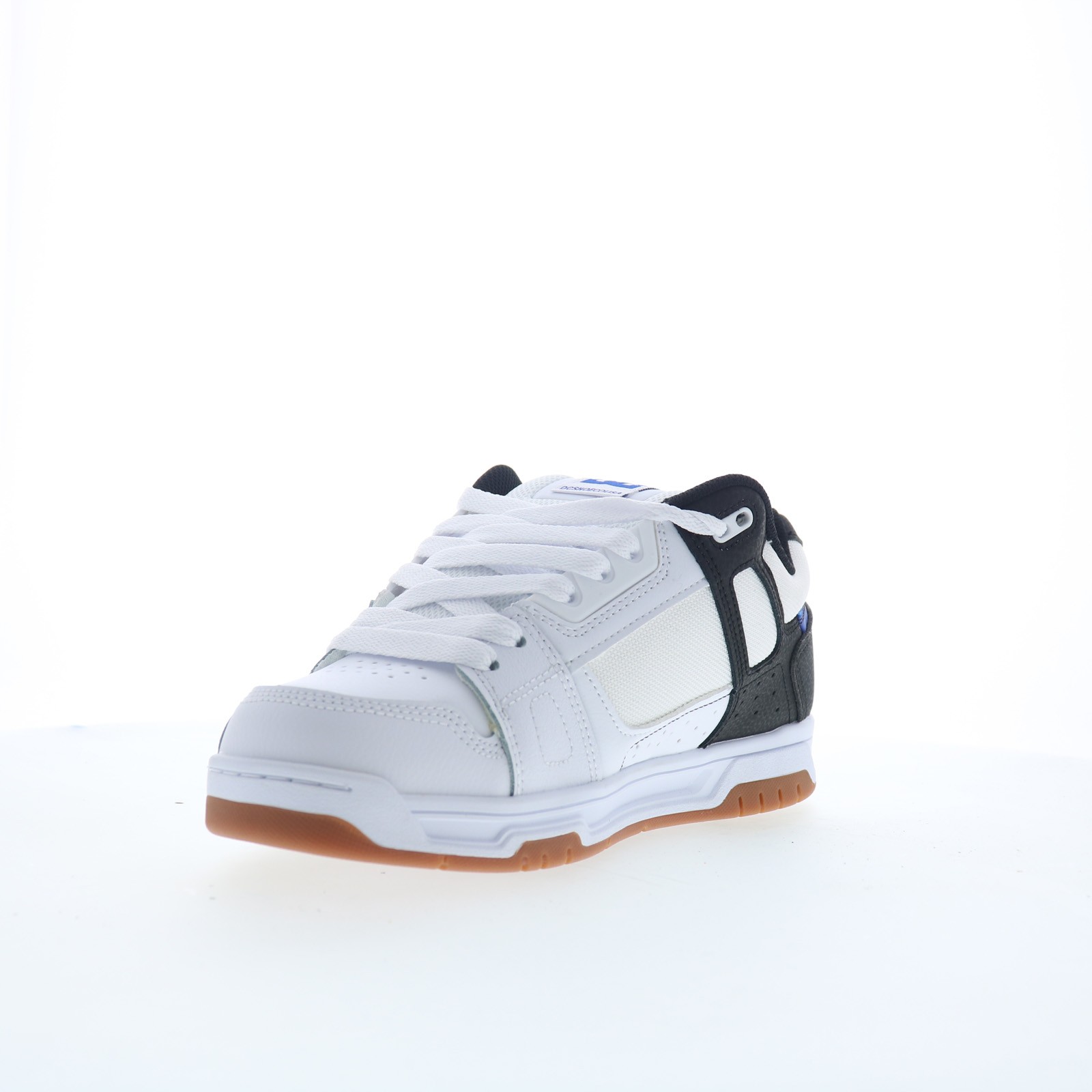 DC Stag DC01813100-WBBLGM Mens White Leather Skate Inspired Sneakers Shoes