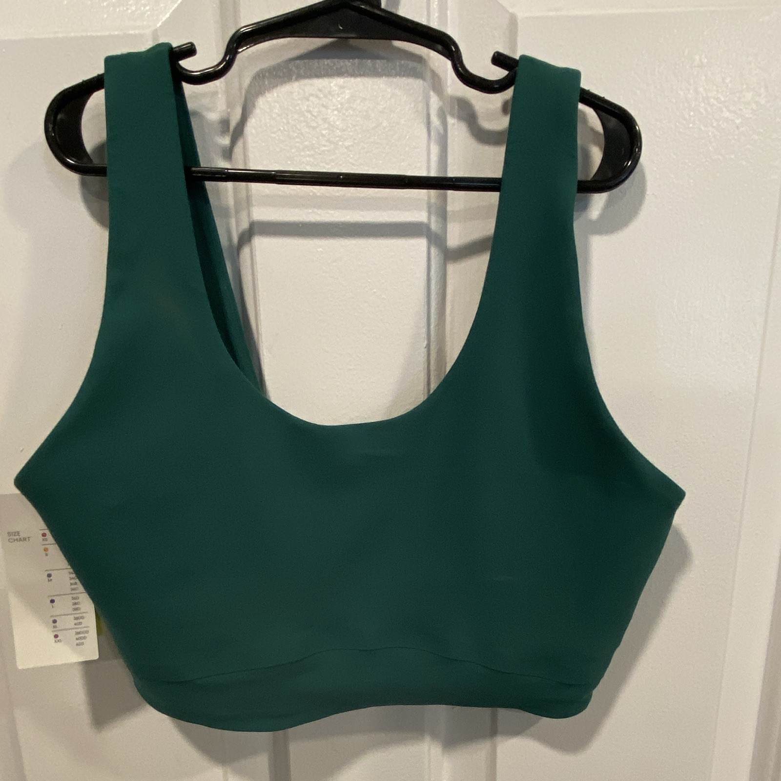 All in Motion Everyday Soft Medium Support Sports Bra Quick Dry Green M