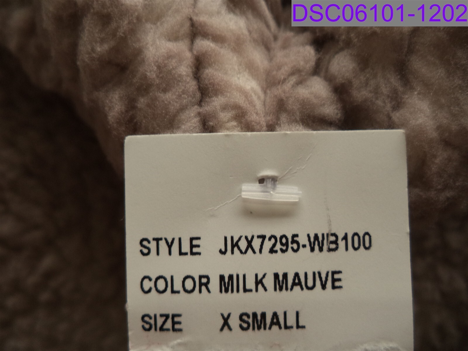 Women’s XS Thread & Supply Wubby Ombre Quarter Zip Fleece Pullover Milk Mauve