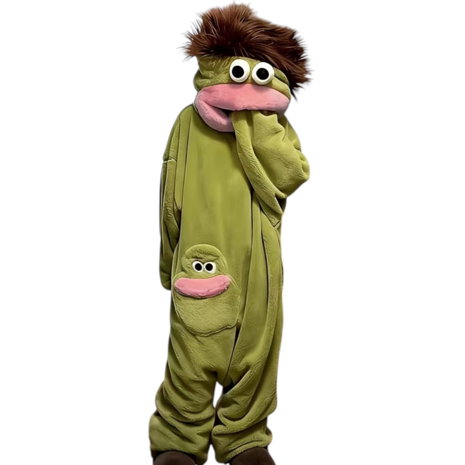 2026 Big Mouth Cartoon Funny Novelty Costume for Adult Unisex Free and Fast Ship