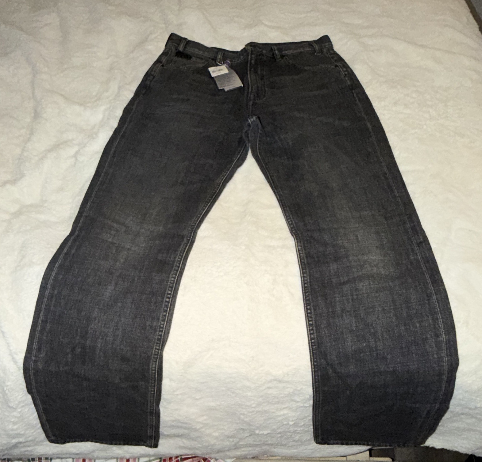Ralph Lauren Women’s Gray Straight Leg Denim Jeans Regular Fit 5-Pocket
