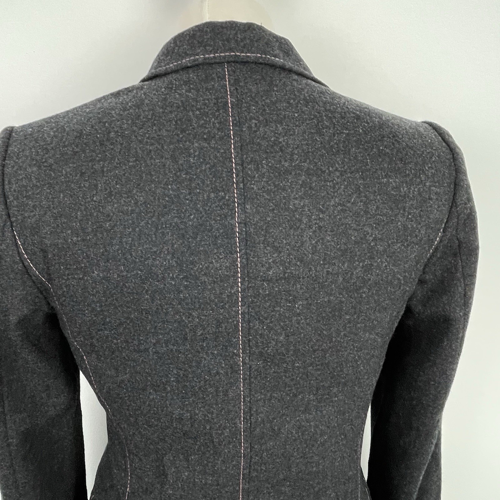 LK Bennett grey wool skirt suit size 8 (check measurements in description)