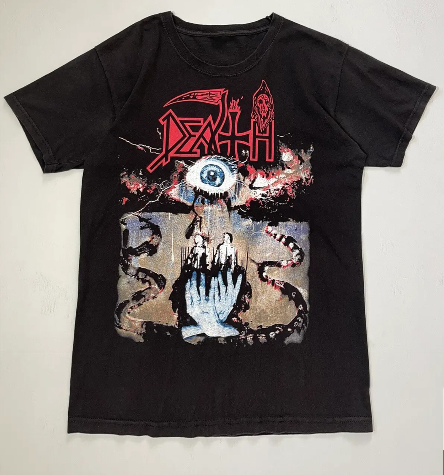 Death Band Symbolic Album ROCK Adult Shirt Black Short Sleeve Tee