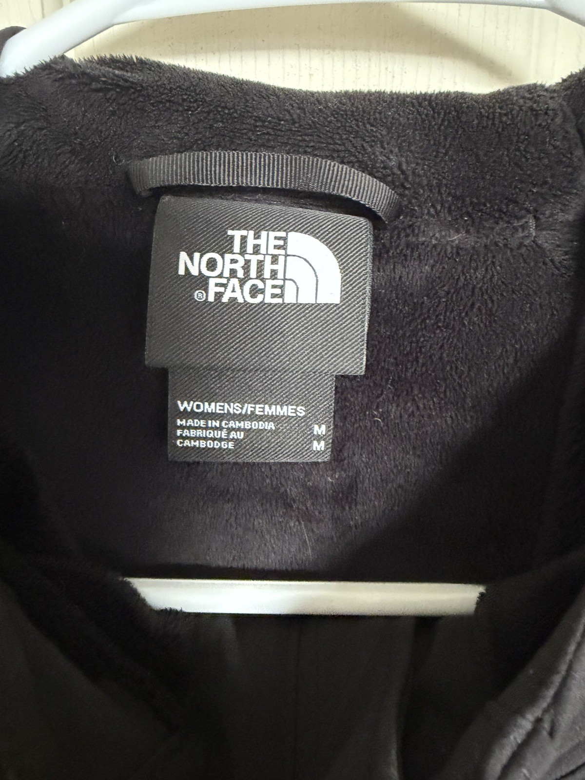 The North Face Womens WindWall Hooded Trench Coat fleece Black Belted Size M