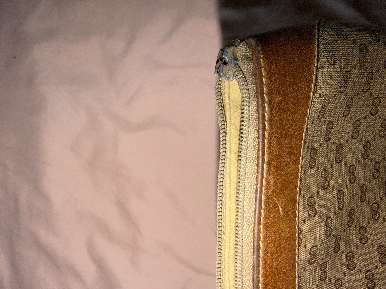 Gucci Vintage Clutch Bag Brown