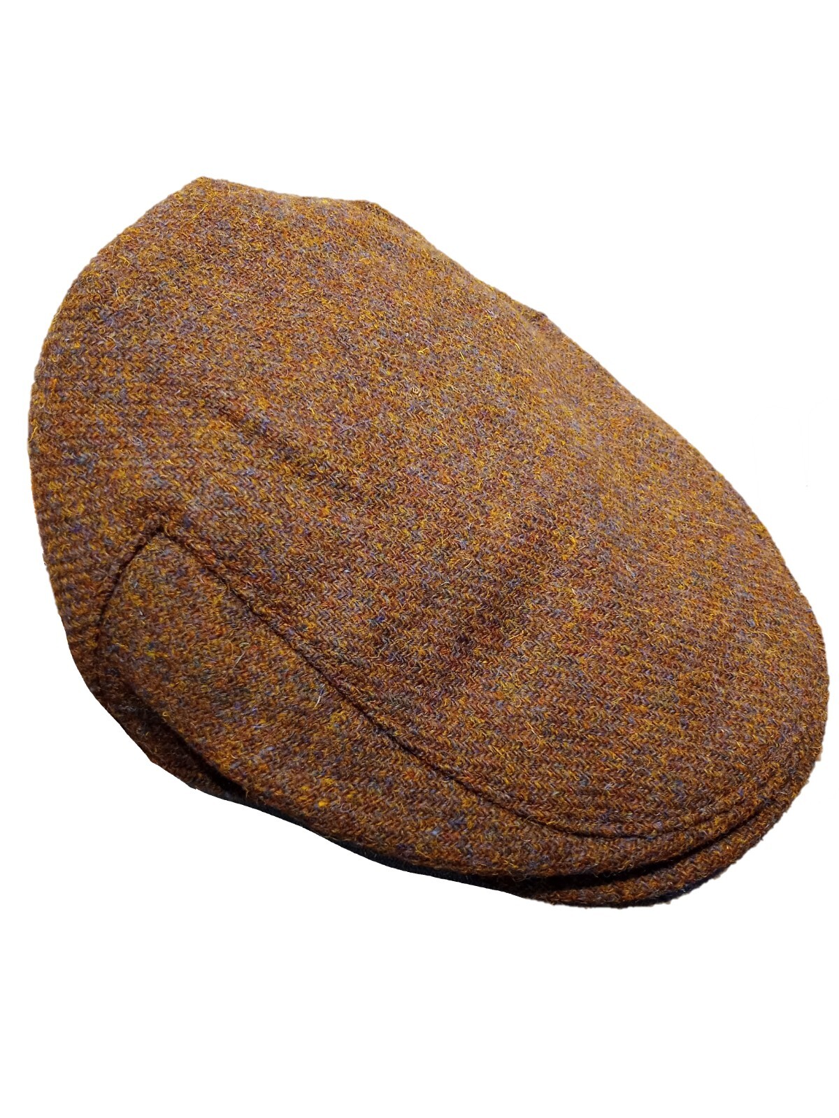 Hartside HS14 Scottish Highland Harris Tweed® Cap in Brown Mix – PICK SIZE