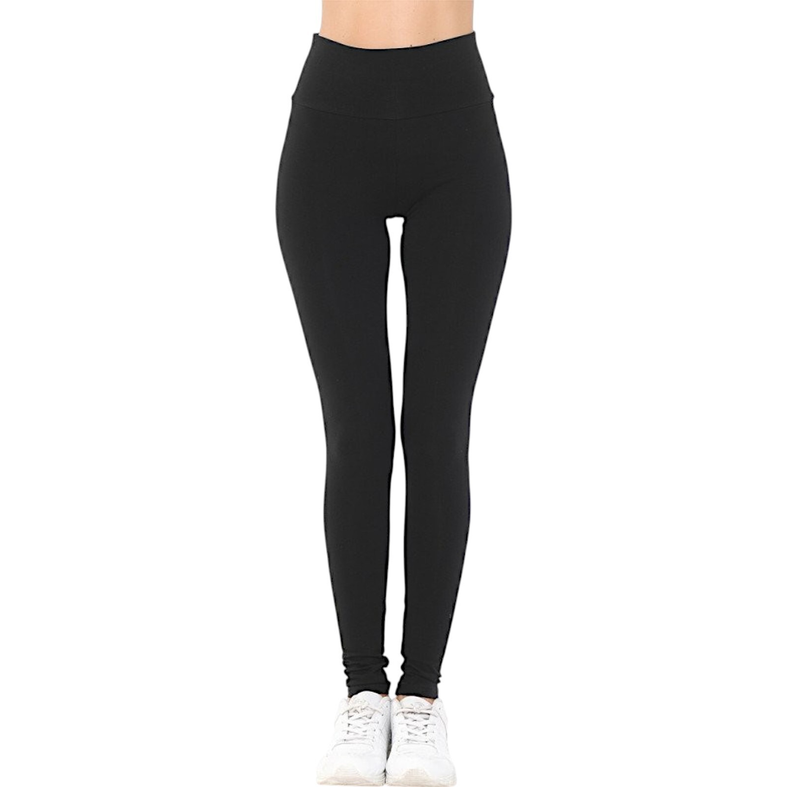 Ambiance Apparel High Waist Knit Leggings Full Length