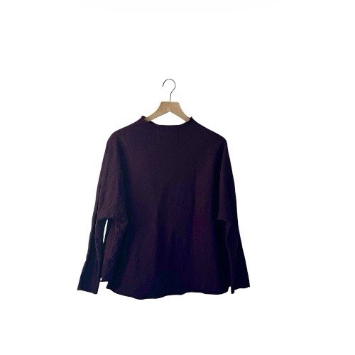Frank & Eileen Effie Long Sleeve Funnel Neck Capelet Sweatshirt Top M Oversized