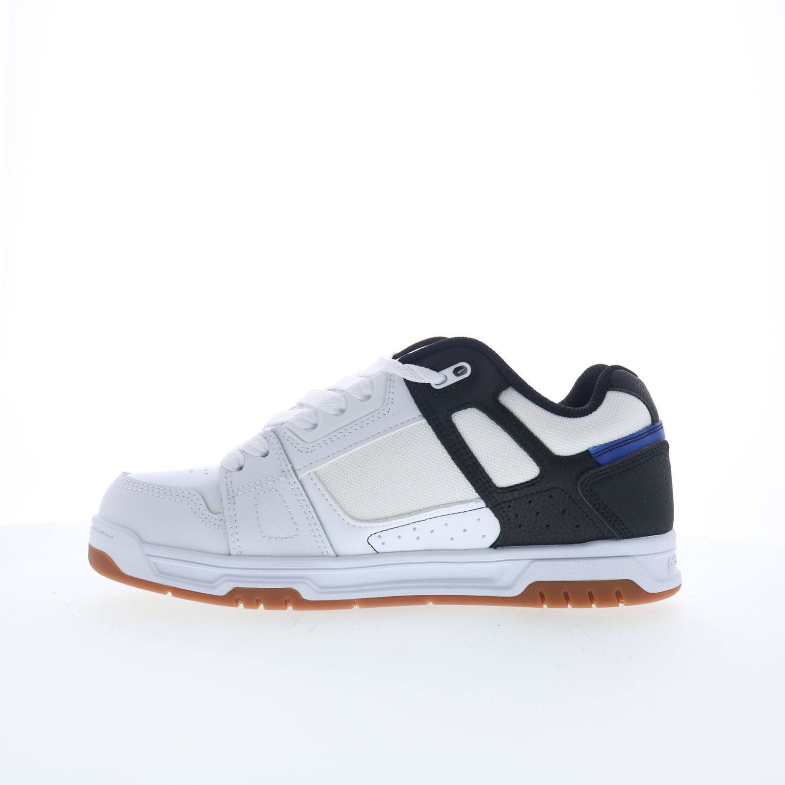 DC Stag DC01813100-WBBLGM Mens White Leather Skate Inspired Sneakers Shoes