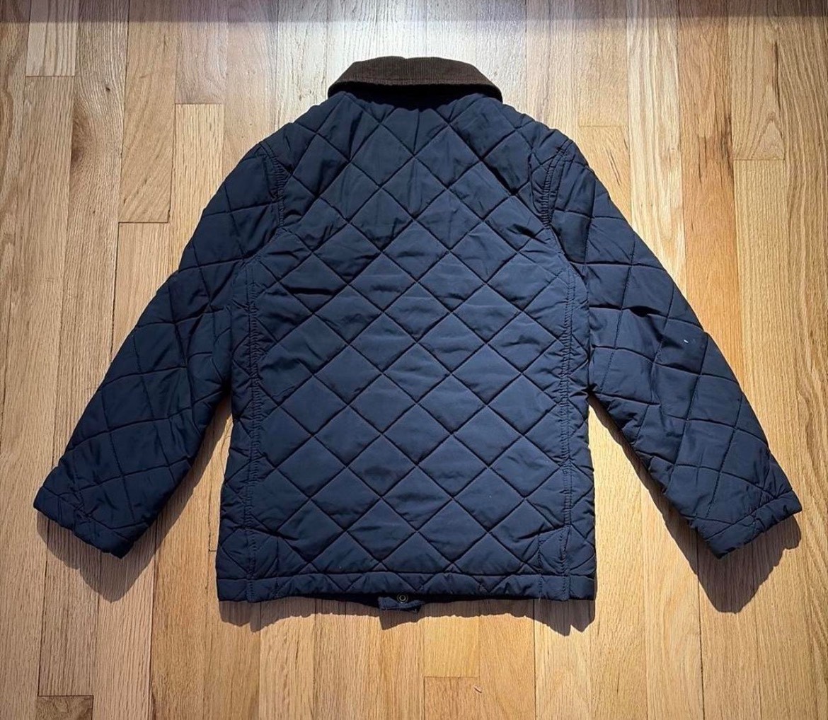 Ralph Lauren Boys Quilted Navy Jacket Size 8