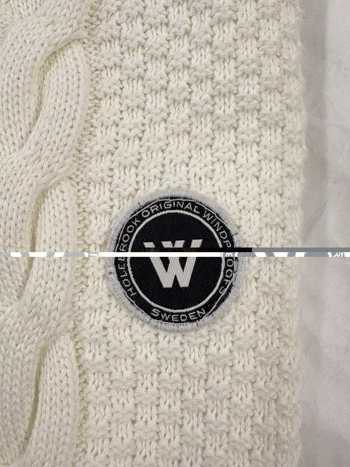 Holebrook Sweden Women’s Windproof Full Zip Sweater Jacket Organic Cotton Large