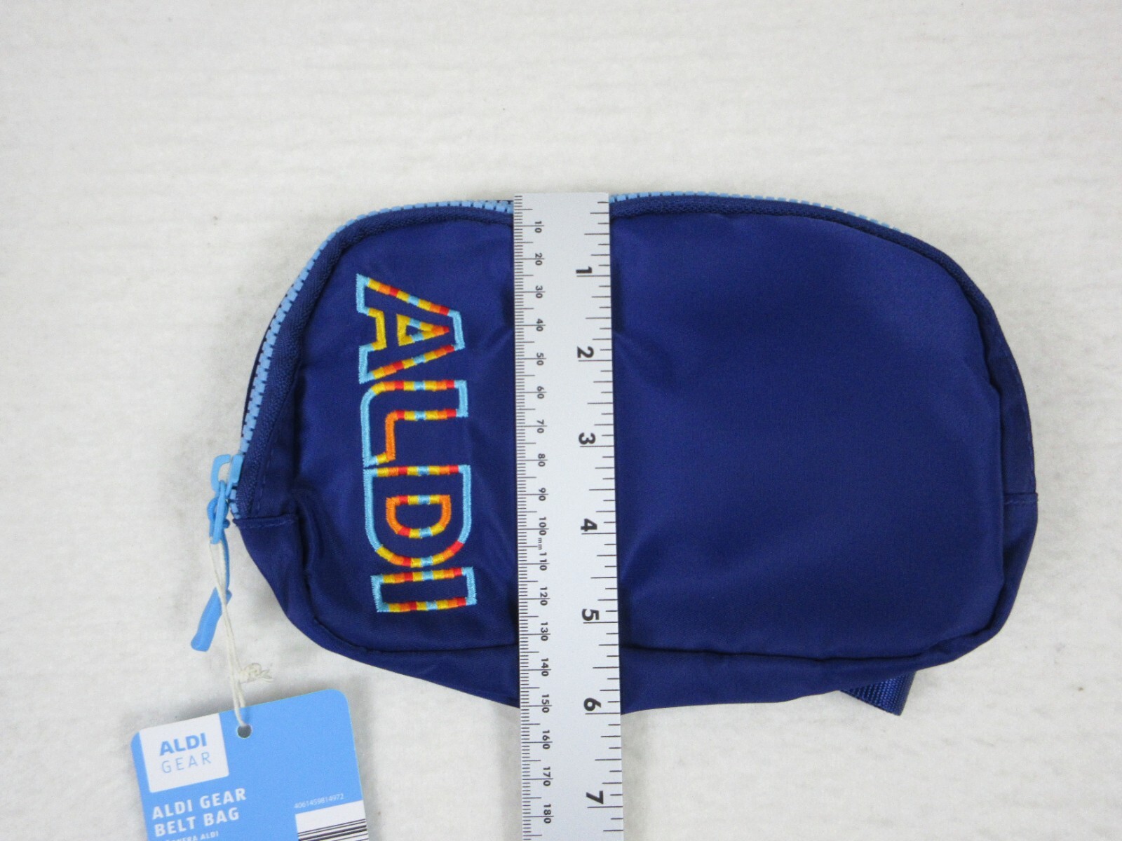 ALDI Gear Belt Bag Navy Blue Fanny Pack Crossbody Waist Bag Adjustable Strap