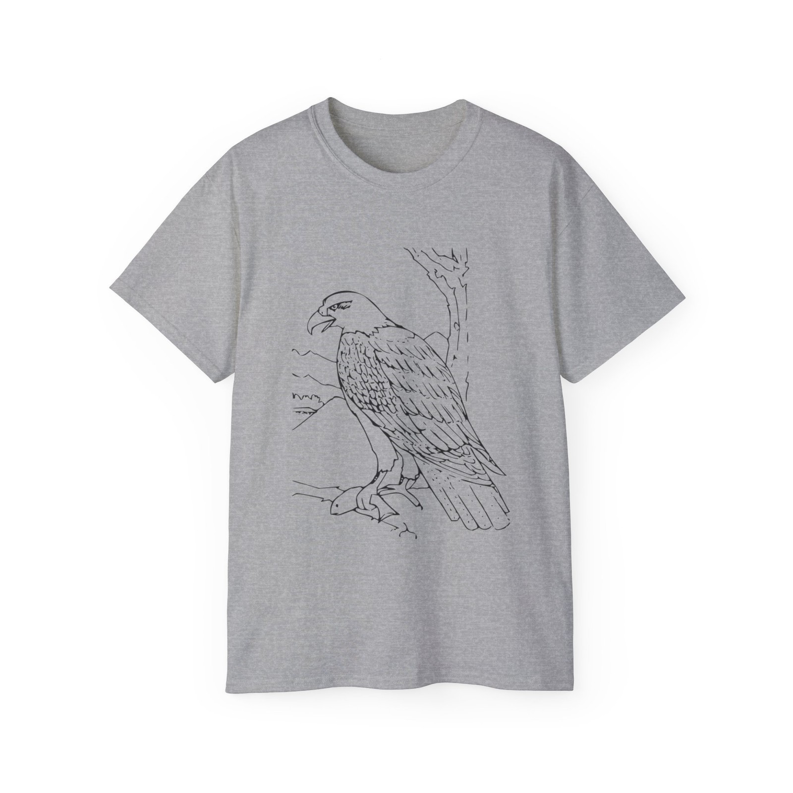 Eagle Feather Wing Wildlife Majestic America | Custom Graphic T-Shirt